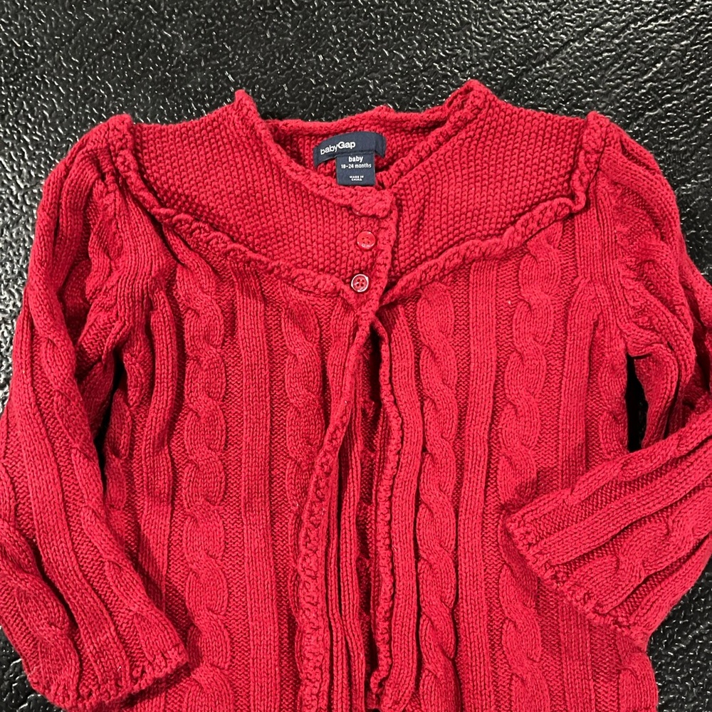 Baby Gap 18-24 month girls red sweater
